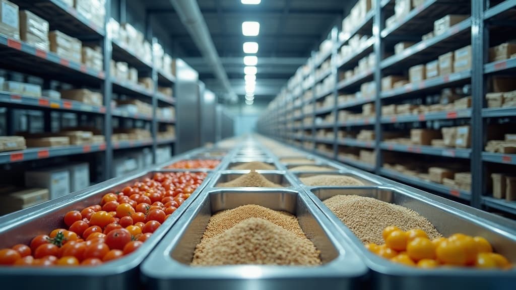 Как продукты питания сохраняются с помощью систем холодного хранения?