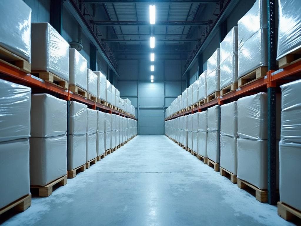 منطقة الخليج — مستودع أمن غذائي متعدد المناطق بمساحة 800 م²