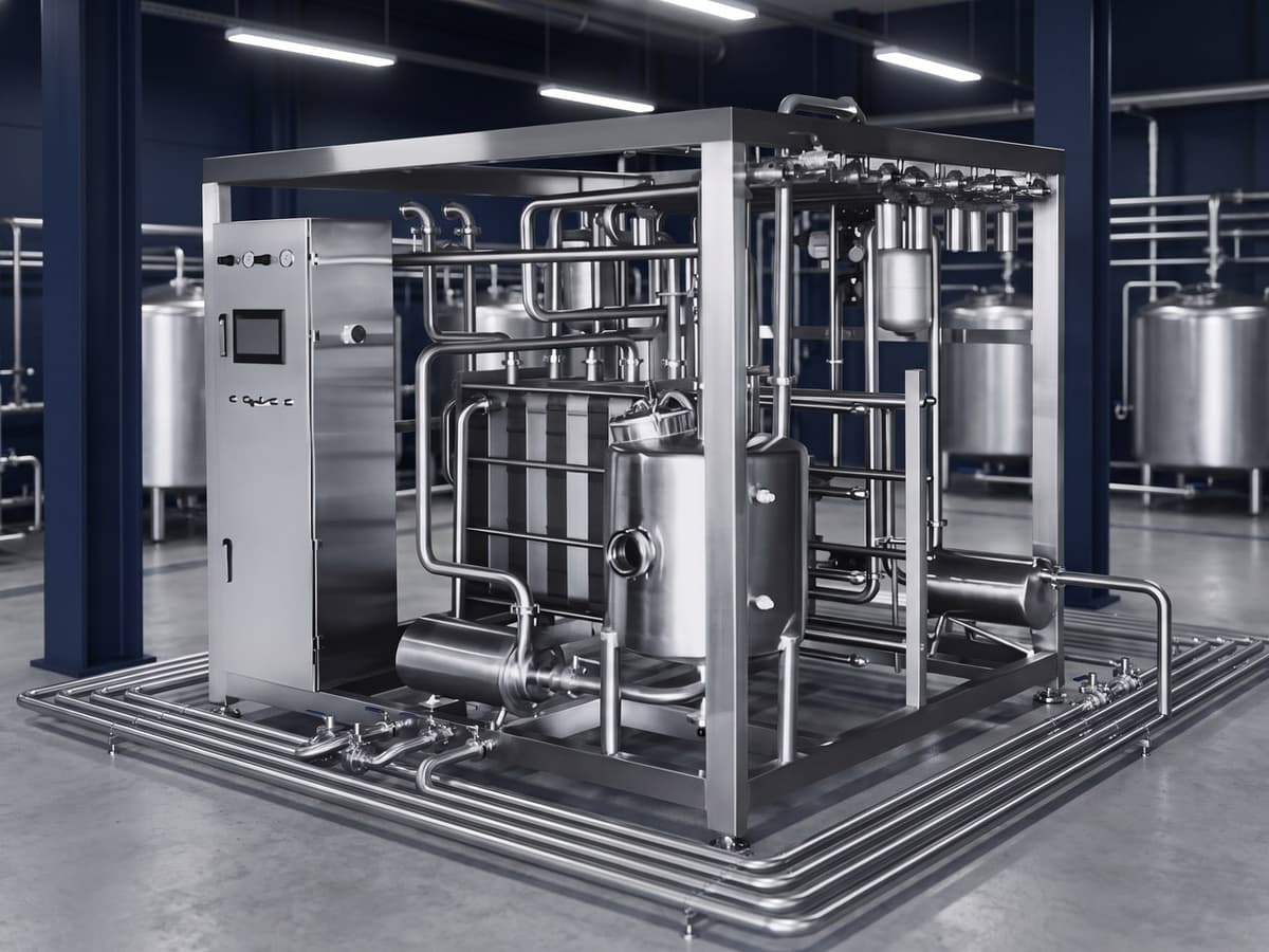 While the machine is operating on the production line