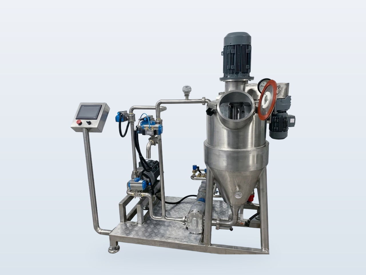 Compact sauce preparation unit — full view